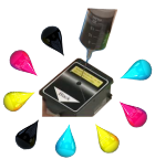 Tintapatron töltés